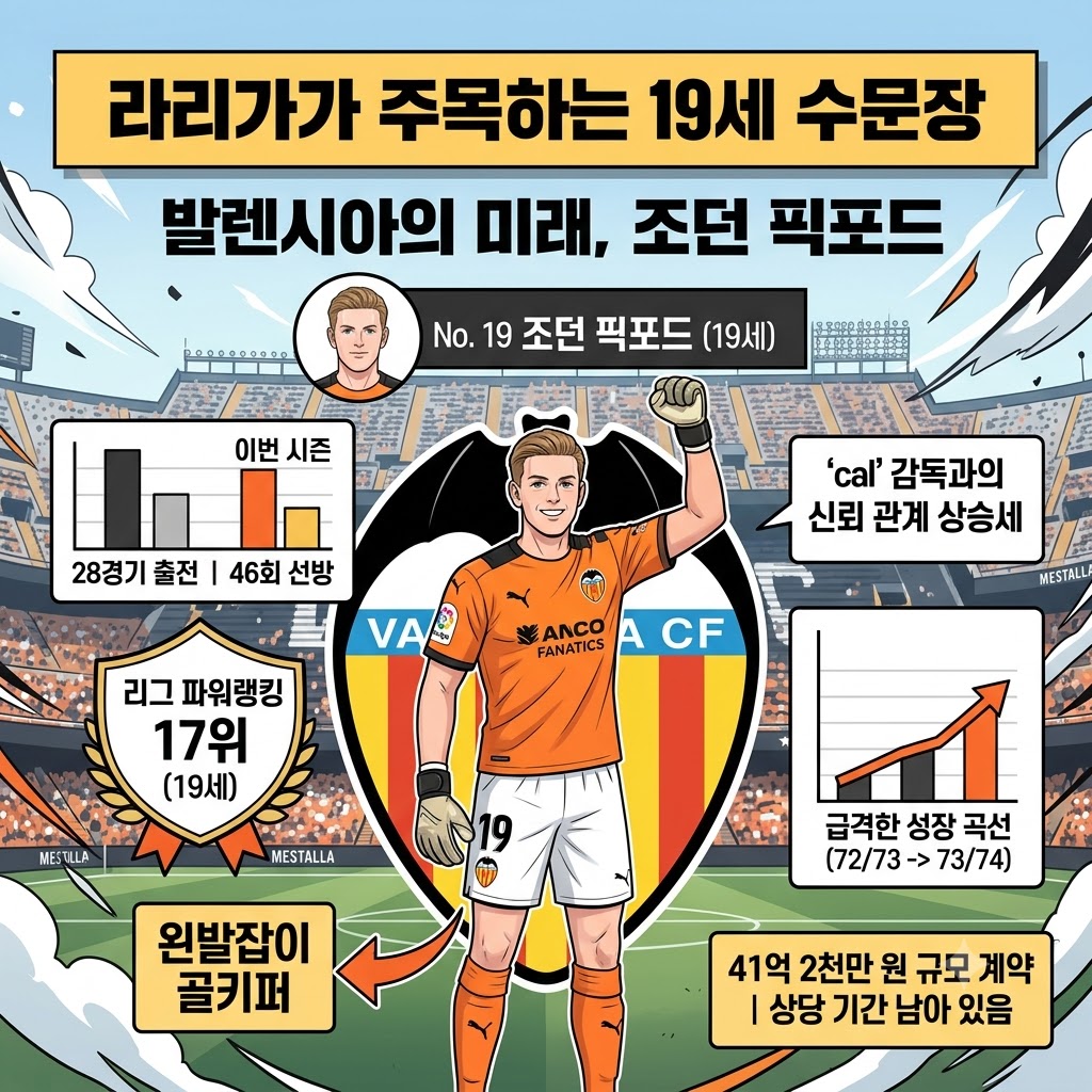 19세 픽포드, 프리메라 수비 지배하는 [괴물 신예]