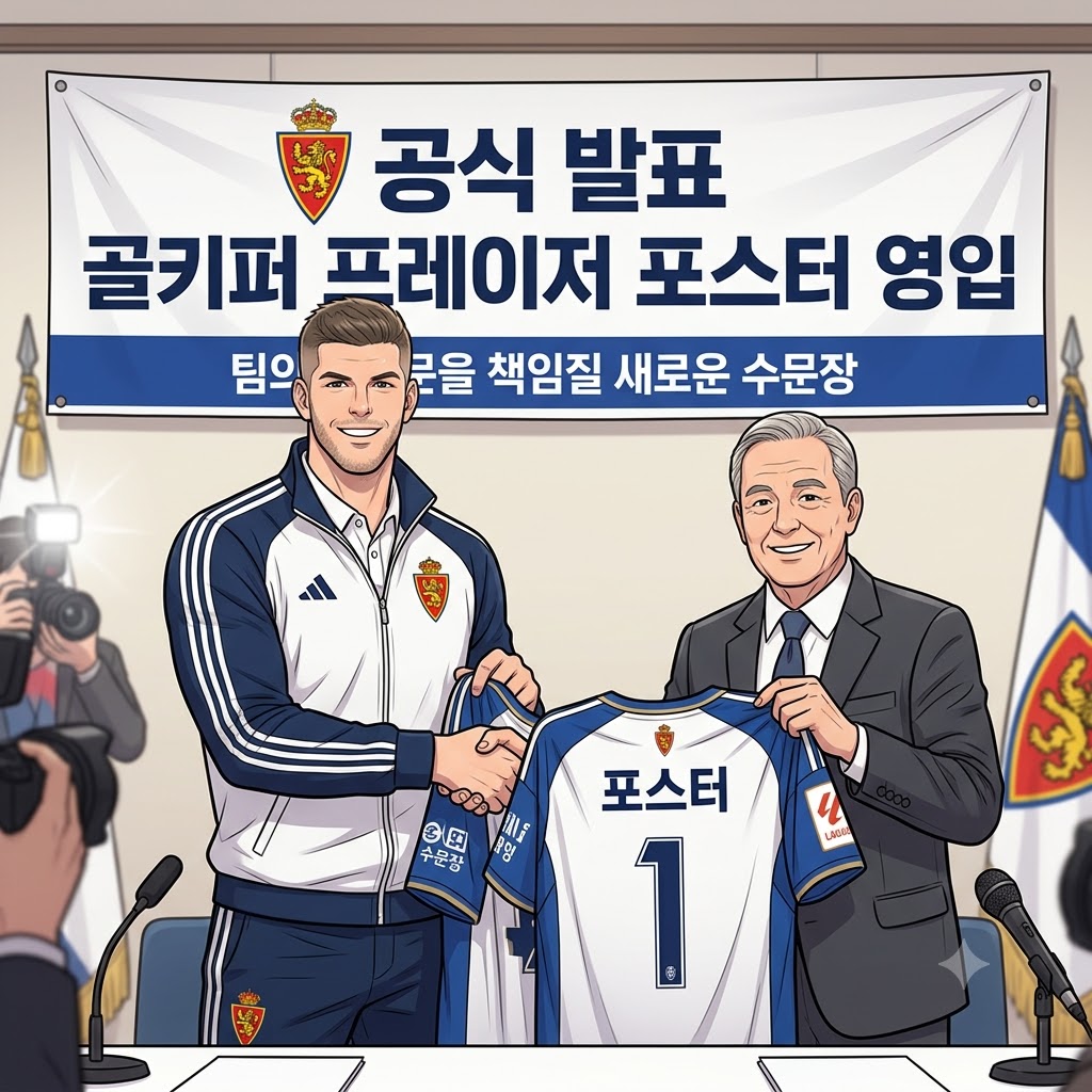 레알 사라고사, 새 수문장 포스터 영입으로 반격 신호